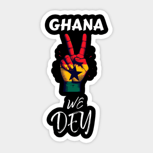 Ghana We Dey Afrocentric Sticker